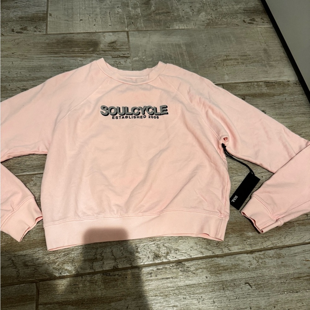 SoulCycle Light Pink Women's Crewneck Sweatshirt
